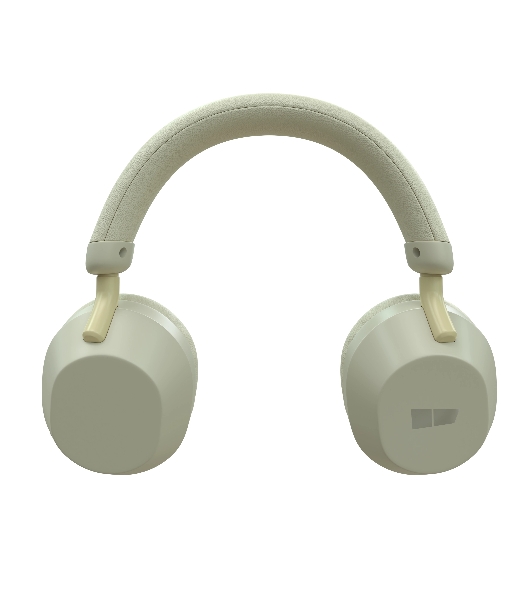 Беспроводные/проводные наушники MORE CHOICE HW55 молочный, накладные, Bluetooth + проводной, до 12 ч
