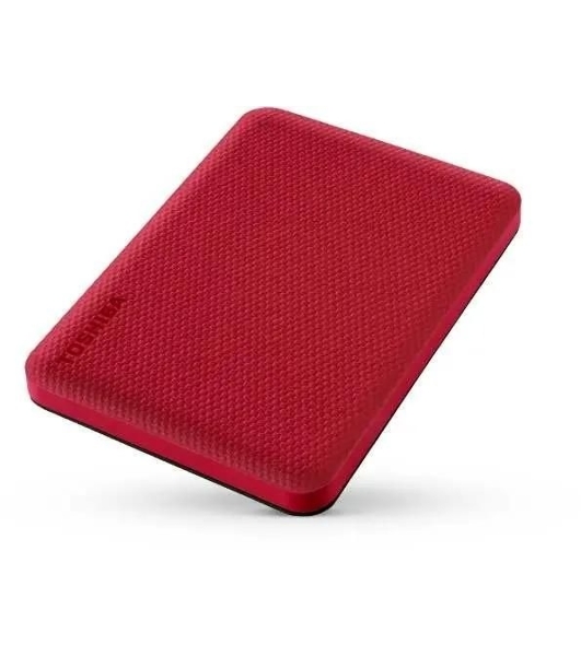 Внешний HDD 2.5' Toshiba Canvio Advance, 1TB, USB 3.2 Gen 1 Type-A, 5400 rpm, красный