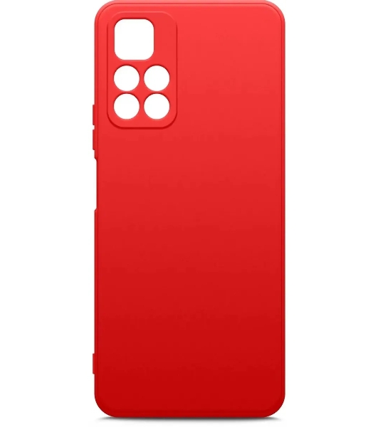 Чехол (клип-кейс) BORASCO Microfiber Case, для Xiaomi Poco M4 Pro, красный