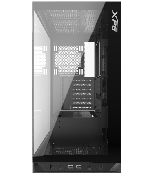 Компьютерный корпус XPG INVADER X черный (INVADERXMTWOF-BKCWW) Mid-Tower, Micro-ATX, Mini-ITX, Standard-ATX, USB 3.2 Gen2 Type-A, USB 3.2 Gen2 Type-C