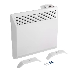 Конвектор Denzel XCE-1000 белый, 1000 Вт, 15 м2, термостат, фото 1
