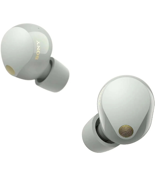 Наушники TWS Sony WF-1000XM5 серебристый, внутриканальные, Bluetooth, активное шумоподавление, беспроводная зарядка, до 8 ч