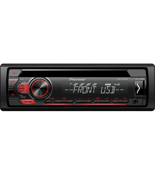 Автомагнитола Pioneer DEH-S1150UB, 1 DIN, CD, USB Type-A, AUX, пульт ДУ