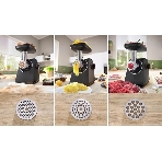 Мясорубка электрическая Bosch MFWS640B черный, 2100 Вт, 3.5 кг/мин, реверс, насадки - 9, фото4