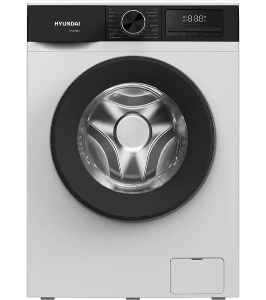 Стиральная машина Hyundai WME7210 белый, загрузка фронтальная 7 кг, 1200 об/мин, класс A+++