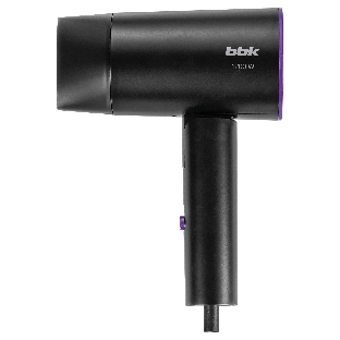 Фен BBK BHD1202 черный, 1200 Вт, компактный