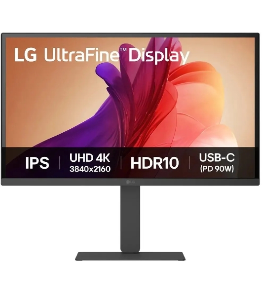Монитор 27' LG UltraFine 27U730A-B IPS 3840x2160, 60 Гц, 5 мс, 16:9, 300 кд/м², 2xHDMI 2.0, DP 1.4, USB-C, 3.5 Jack, USB Hub (2x USB), динамики (2x5 Вт), HDR10, черный