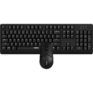 Комплект клавиатура+мышь Rapoo X1500 беспроводной, USB, 1200 DPI, чёрный
