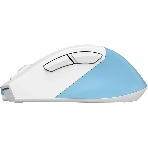 Мышь беспроводная A4Tech Fstyler FG45CS Air2 голубой/белый, 2000 dpi, радиоканал, USB, кнопки - 7, фото6
