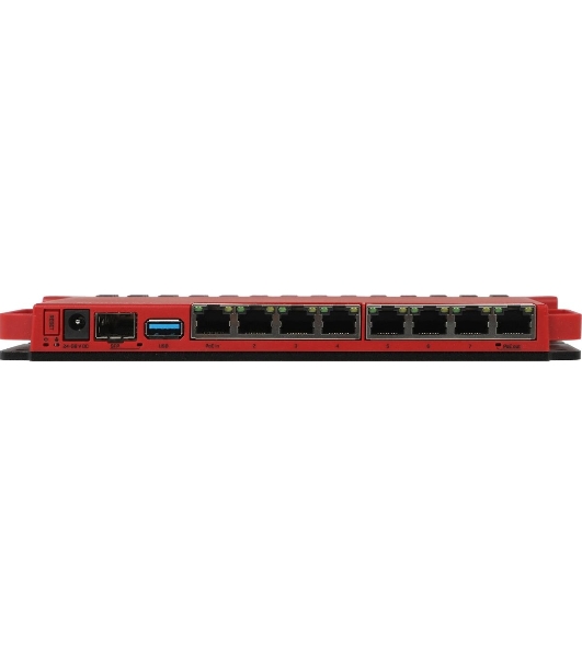Роутер беспроводной MikroTik L009UiGS-2HaxD-IN AX600 10/100/1000BASE-TX, 2.4Ггц, 8*1Gbit, 1*SFP 2.5Gbit