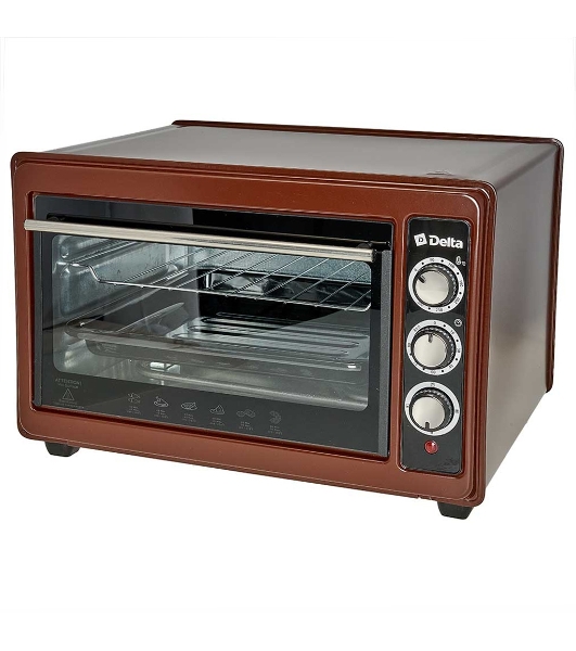 Мини-печь Delta D-0123 коречневый