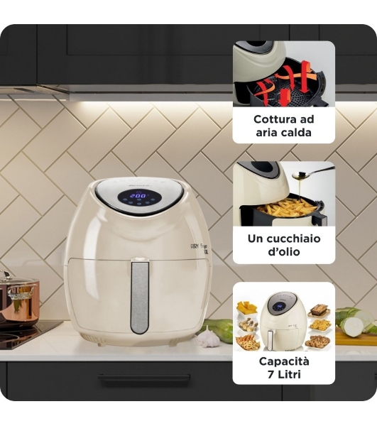 Аэрофритюрница Ariete 00C461802AR0 4618 BEIGESLVR