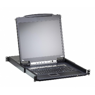 KVM-переключатель IP W/LCD 8PORT 17' VGA CL5708IM-ATA-RG ATEN
