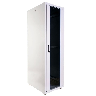 Шкаф телекоммуникационный напольный ЭКОНОМ 42U (600 × 600) дверь металл 2 шт.