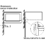 Встраиваемая микроволновая печь Bosch BFL524MB2 черный 20л. 800Вт, фото2