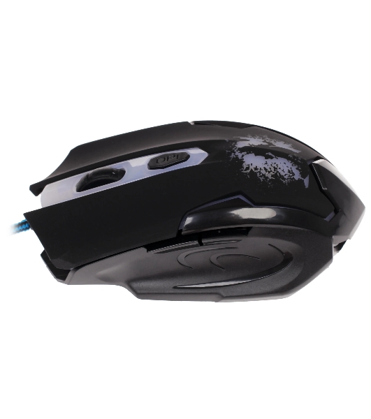 Комплект клавиатура+мышь Qumo Spirit of Wisdom проводной, USB, 2400 DPI, чёрный
