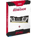 Оперативная память Kingston Fury Renegade, DDR5, 32Gb (1x32GB), 6400MHz, CL32, DIMM, радиатор, серебристый/черный, фото3