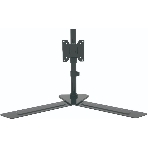 Настольная подставка для одного монитора 14'-32', VESA 75x75, 100x100, макс. нагрузка 10 кг, наклон -30°/+30°, поворот -90°/+90°, вращение 360°, черный, фото 1