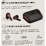 Гарнитура Bloody M70 чёрный-красный, беспроводная, Bluetooth, до 6 ч, фото2