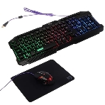 Комплект клавиатура+мышь Qumo Mystic K58/M76 проводной, USB, 3200 DPI, чёрный, фото 1