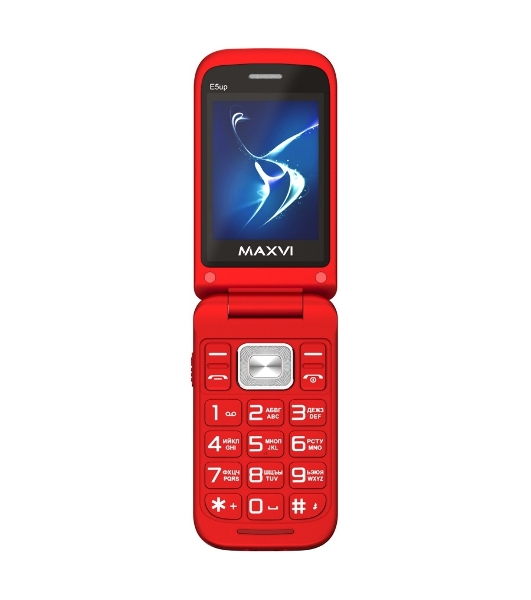 Мобильный телефон Maxvi E5 up красный