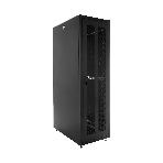 Шкаф серверный напольный ЦМО ШТК-Э, IP20, 48U, 2254х600х1000 мм (ВхШхГ), дверь: перфорация, боковая панель: сплошная, разборный, черный, фото 1