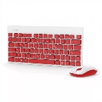 Комплект клавиатура+мышь Smartbuy 220349AG беспроводной, USB, 1600 DPI, белый/красный, фото3