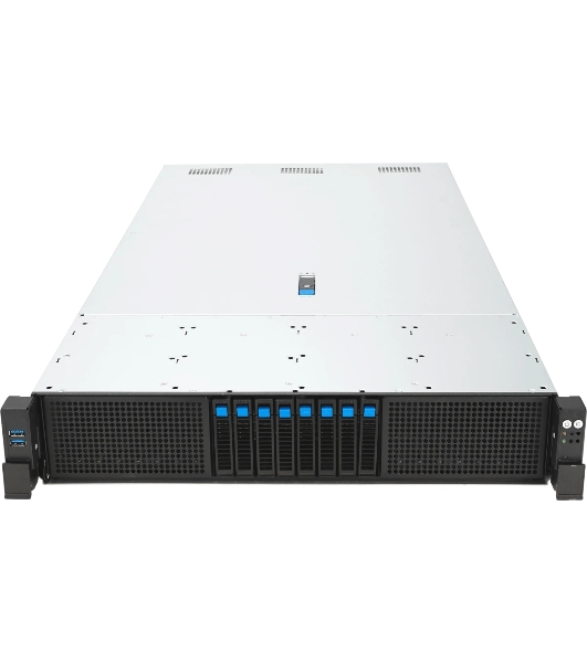 Серверная платформа ASUS RS720-E12-RS8G, 2U, 2x LGA 4710, 32x DDR5 6400, 8 x 2.5' hsb 8x SATA/SAS*/NVMe, 8x PCIe slots* + 2x OCP3.0*, 2x m.2 2280/2260, no LAN, 1+1 3200W