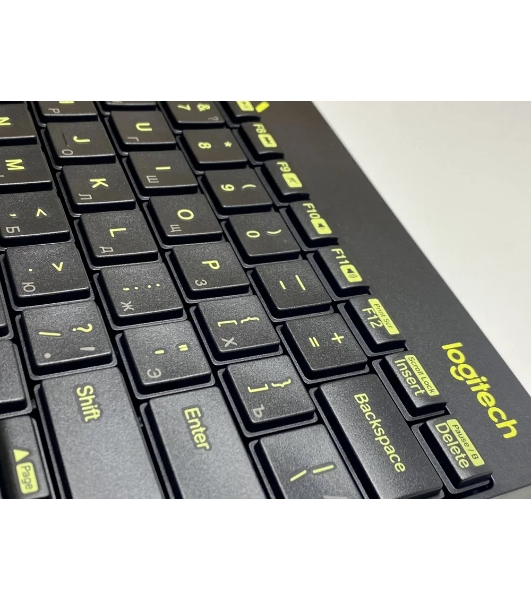 Комплект клавиатура+мышь Logitech MK240 Nano беспроводной, USB, 1000 DPI, чёрный