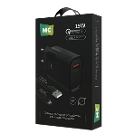Сетевое зарядное устройство MORE CHOICE (4620202553393) NC09a 1USB 3.0A QC3.0 15W б, черный, фото2