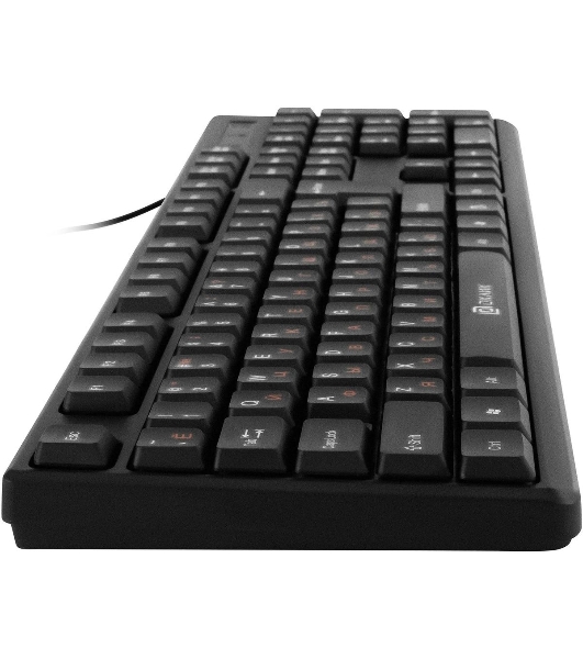 Клавиатура Oklick 100M HW3 проводная, USB Type-A, чёрный