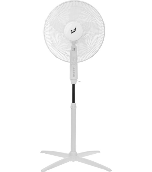 Вентилятор Rix RSF-4500L белый, напольный, 45 Вт, 3 скорости, 36 см