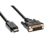 Кабель HDMI to DVI-D (19M -25M) 2м, TV-COM LCG135E-2M, фото 1