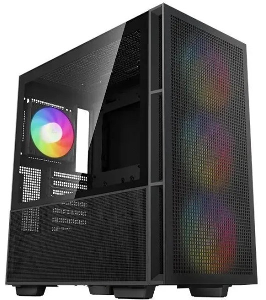 Компьютерный корпус DeepCool CH560 черный (R-CH560-BKAPE4-G-1) (ATX, без БП, 2хUSB, с окном)