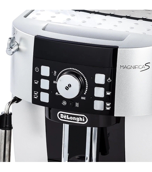 Кофемашина автоматическая DeLonghi ECAM 21.117.SB серебристый/черный, исп. кофе - зерновой/молотый, 1.8 л, 1450 Вт, 15 бар