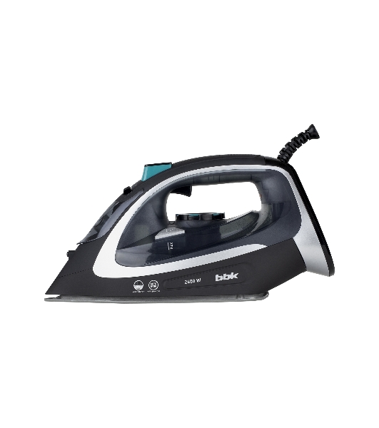 Утюг BBK ISE-2405 черный/серебро, 2400 Вт, 45 г/мин, 170 г/мин, 320 мл