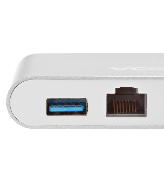 Кабель-адаптер USB3.1 Type-CM-->HDMI+USB3.0+RJ45+PD charging VCOM