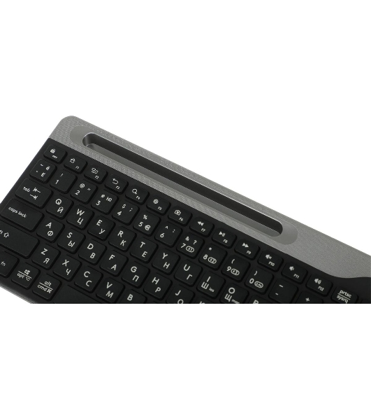 Клавиатура беспроводная A4Tech Fstyler FBK25, USB, Bluetooth/Радиоканал, черный/серый