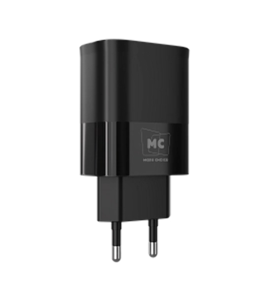Сетевое зарядное устройство MORE CHOICE (4620202553393) NC09a 1USB 3.0A QC3.0 15W б, черный
