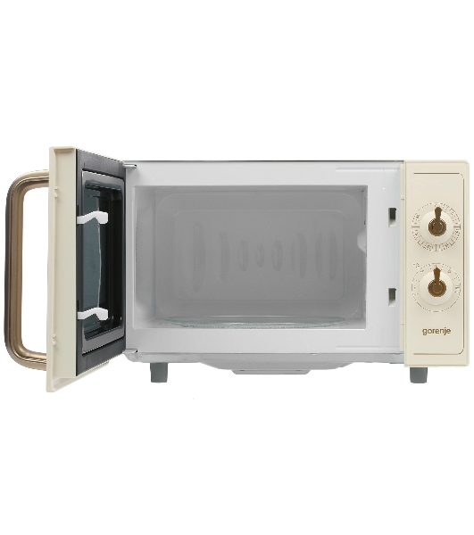 Микроволновая печь Gorenje MO 4250 TCLI бежевый, 20 л, 700 Вт, переключатели - поворотный механизм