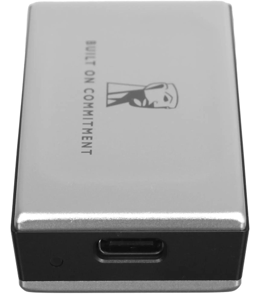 Внешний SSD Kingston XS2000, 4TB, USB 3.2 Gen 2x2 Type-C, R/W 2000/2000, серебристый
