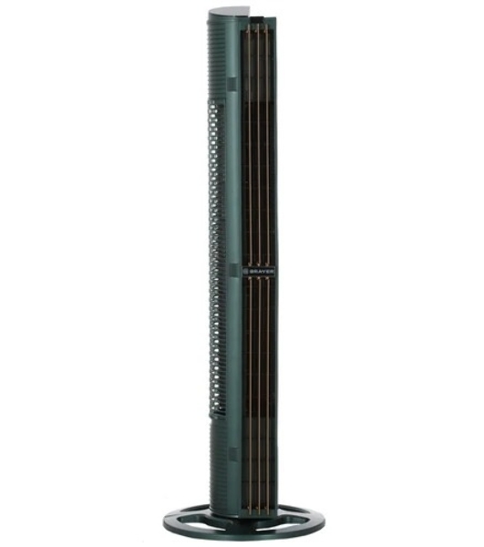 Вентилятор Brayer BR4976 зеленый, напольный, 76 Вт, 3 скорости