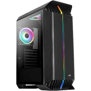 Компьютерный корпус Aerocool/Formula Gladiator Duo-G-BK-v1 черный без БП ATX 3x120мм 2xUSB3.0 audio bott PSU