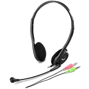 Гарнитура Genius HS-200C черный, проводная