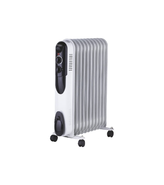 Обогреватель масляный Neoclima NC 9307 белый/черный, 1500 Вт, 15 м2, термостат 28742