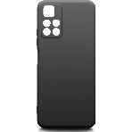 Чехол (клип-кейс) BORASCO Silicone Case, для Xiaomi Poco M4 Pro, черный (матовый) 70106, фото 1