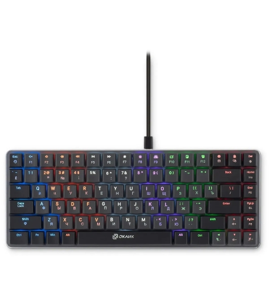Клавиатура Oklick K615X проводная, USB Type-A, чёрный