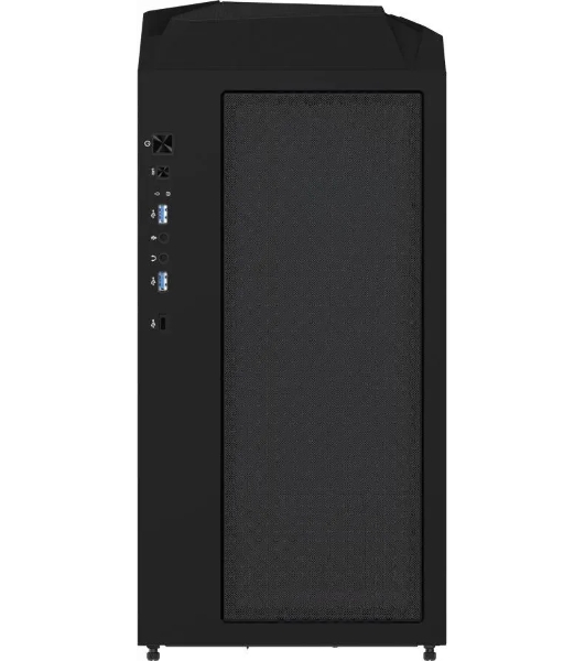 Компьютерный корпус Gigabyte C301G черный без БП ATX 4x120мм 4x140мм 2xUSB 3.0 audio bott PSU