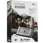 Внешний SSD Kingston XS2000, 4TB, USB 3.2 Gen 2x2 Type-C, R/W 2000/2000, серебристый, фото4