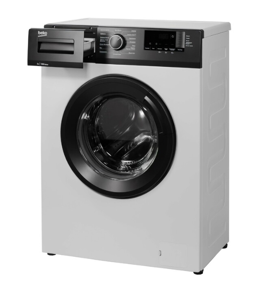 Стиральная машина Beko WHE5512BBW RUKZ BX B7SE4001000 7329810011 белый, загрузка фронтальная 5 кг, 1000 об/мин, класс A